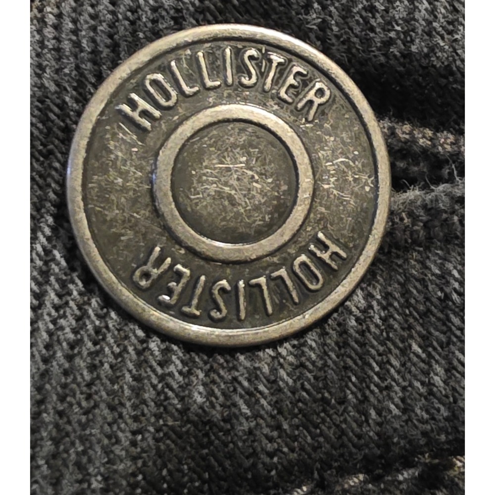 Hollister High-Rise Straight Leg Jeans Faded Black W28 Short 6S New With Tags - Picture 6 of 6